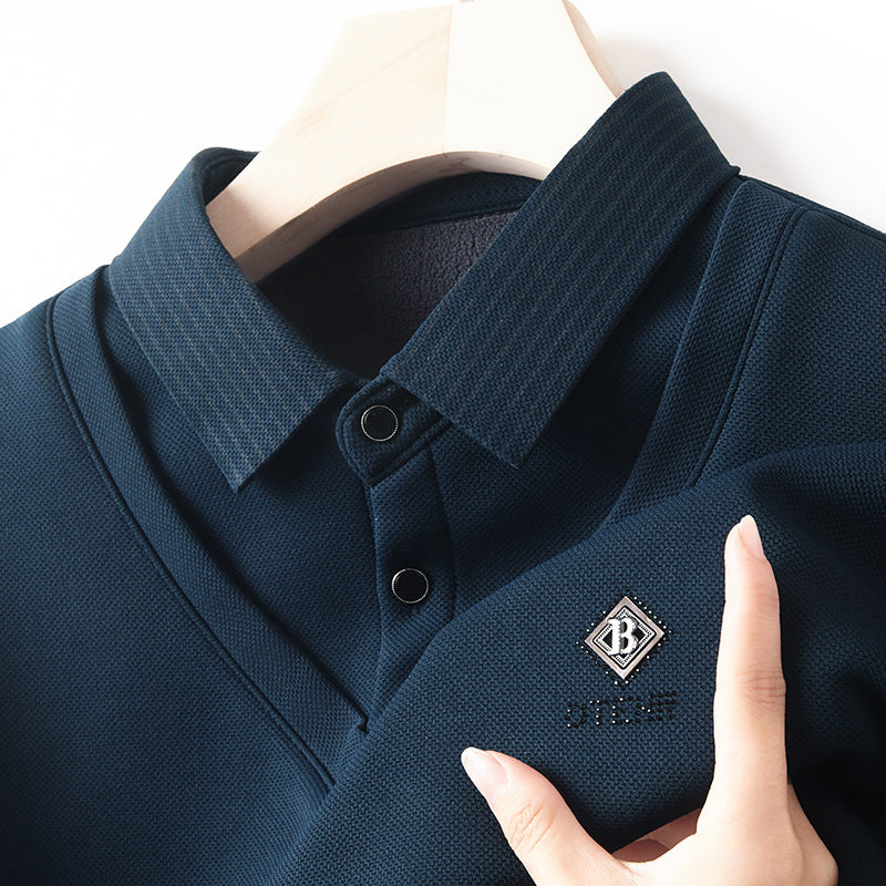 🔥(M-4XL) Top cálido de dos piezas de cachemira para otoño e invierno para hombre