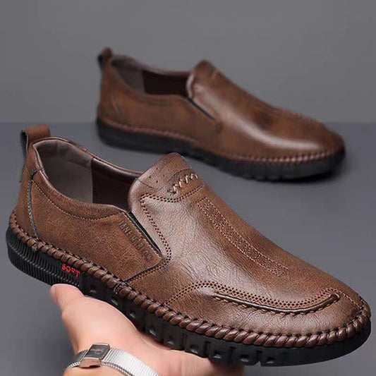 🏆👞Zapatillas deportivas casuales para hombre 2025, fabricadas en piel auténtica